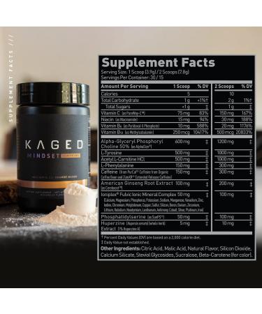 Kaged Mindset Nootropic Focus & Productivity Supplement - 30 Servings Orange Mango - Buy Online on GoSupps.com