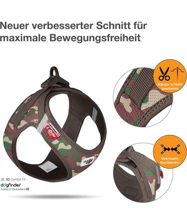 Curli Air-Mesh Camo Vest Harness - Adjustable Clasp for Large Dogs | International Shipping - Buy Online on GoSupps.com