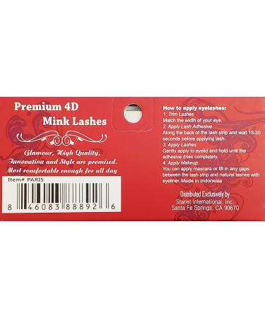 Buy Premium 4D Mink Lash (Paris) | Luxurious & Fluffy Eyelashes for International Shipping - Buy Online on GoSupps.com