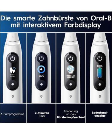 Buy Oral-B io Series 8 Electric Toothbrush - 6 Cleaning Modes Travel Case & 2 Brush Heads - International Shipping Available - Buy Online on GoSupps.com