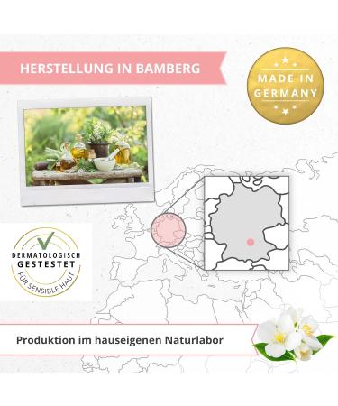 Organic Jasmine Ointment for Dark Circles - F.A.Z. Test Winner 2023 | Vegan Eye Cream with Hyaluron Vitamin E & Aloe Vera | Natural Cosmetics for Sensitive Skin - 100 ml Made in Germany - Buy Online on GoSupps.com