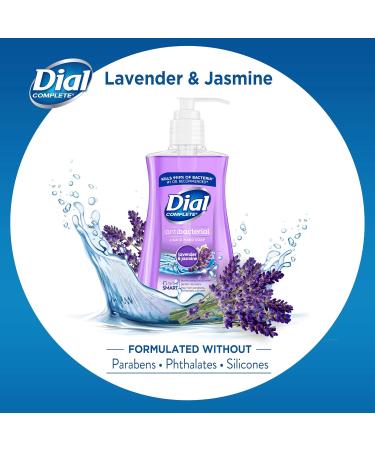 Dial Complete Antibacterial Liquid Hand Soap - Lavender & Jasmine Scent 7.5 fl oz Pack of 12 | Buy Internationally - Buy Online on GoSupps.com