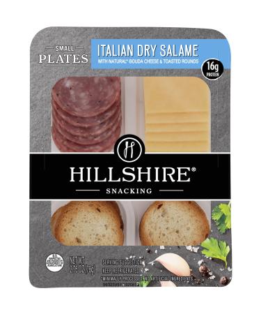 Hillshire Snacking Small Plates, Italian Dry Salami and Gouda Cheese, Single Serve