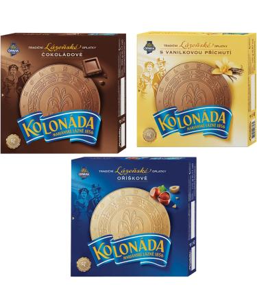  Kolonada OPAVIA Kolon da Kurortoblaten Mix of three flavors of hazelnut chocolate and vanilla 570 g - Buy Online on GoSupps.com