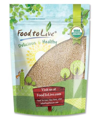 Organic Royal White Quinoa, 5 Pounds - Whole Grain, Non-GMO, Kosher, Raw, Vegan, Sirtfood, Bulk 5 Pound (Pack of 1) - Buy Online on GoSupps.com