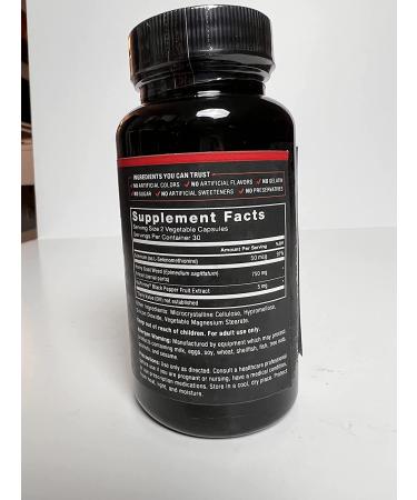 Force Factor Horny Goat Weed for Men 3-Pack - Natural Male Drive & Vitality Supplement - 750mg - 180 Capsules x 3 - Fundamental Series - Buy Online on GoSupps.com