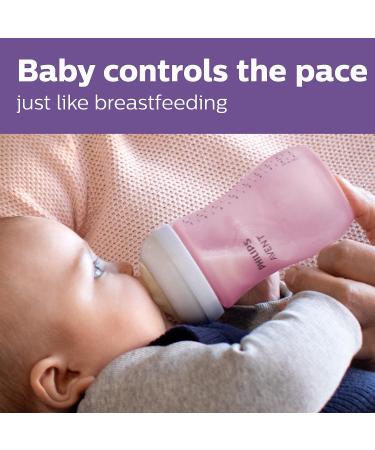 Philips AVENT Natural Baby Bottle Gift Set with Snuggle - Pink SCD838/03 - Buy Online on GoSupps.com