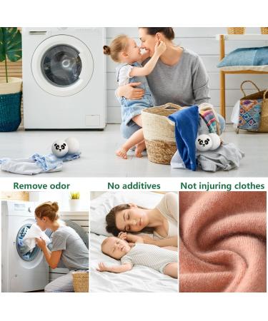 Maisitoo 100% Wool Dryer Balls - Natural Fabric Softener Reduces Wrinkles Antistatic 6 Reusable Tumble Dryer Balls for Faster Drying - Buy Online on GoSupps.com