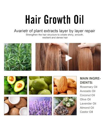 Veganic Organic Hair Repair Oil - Revitalize Thin Dry Damaged Hair with Rosemary Oil (2PCS) - Enhance Hair Health - Buy Online on GoSupps.com