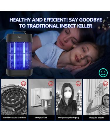 Viflykoo 14W Mosquito Trap - 1800V Insect Destroyer with Safety Features | Effective Mosquito Lamp for Bedroom Kitchen & Garden - Buy Online on GoSupps.com