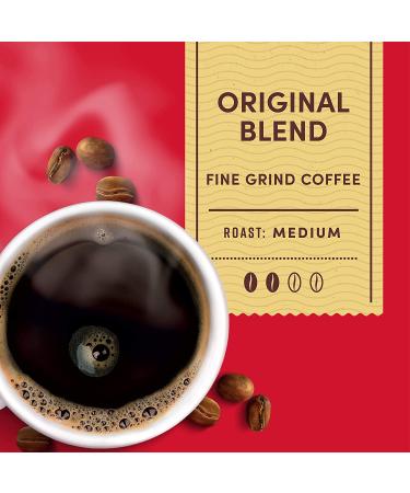Tim Hortons Original Blend Medium Roast Ground Coffee - 48oz Canister of Canada's Favorite 100% Arabica Beans - 3lb Pack - Buy Online on GoSupps.com