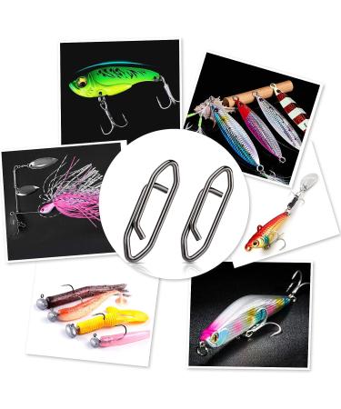 High Strength Stainless Steel Fishing Clips - 50Pcs Blue Box, LMS/3 Sizes, Freshwater/Saltwater Tackle Snaps Swivels for Quick Lure Change - Buy Online on GoSupps.com