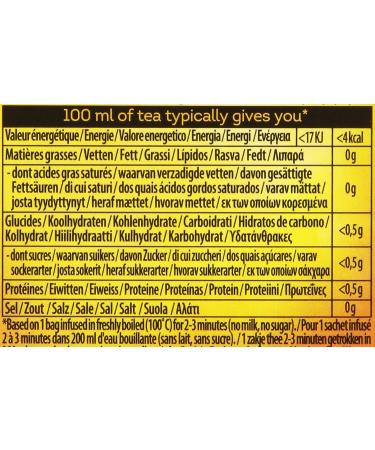 Lipton Tea Bags | Lemon | 34gr/1.2oz - 20 Bags - Buy Online on GoSupps.com