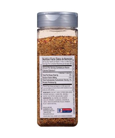 McCormick Culinary Mediterranean Spiced Sea Salt 13 oz - Garlic Basil Oregano Seasoning for Soups & Salads - Buy Online on GoSupps.com