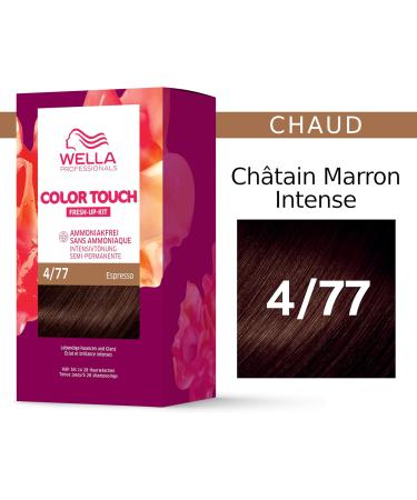 Color Touch Fresh-Up-Kit - Semi-Permanent Hair Color Kit 4/77 Espresso - Intense Chestnut Brown - Buy Online on GoSupps.com