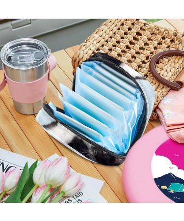 Javenproeqt Portable Women's Binding Bags - Menstrual Cup Pocket & Cute Cat Design for Teen Girls - Perfect for Periods & Tampons - Buy Online on GoSupps.com