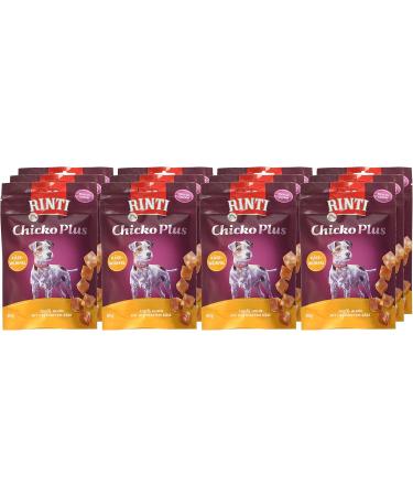 RINTI Chicko Plus Cheese Cubes with Chicken - 12x80g | Premium Dog Treats | International Shipping - Buy Online on GoSupps.com