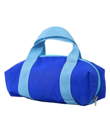 ThisDiabetic Diabetic Supply Bag Diabetes Travel Organizer for Insulin Pen Test Strips Glucose Meter Needles and other Equipment Adorable Mini Duffle Bag Design - 4 x 8 x 2.5 Inches - Blue Blue Duffle Bag