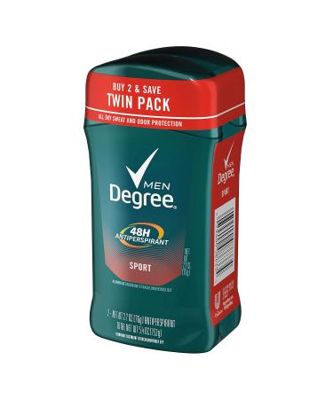 Degree Men Invisible Solid Deodorant Sport Twin Pack - 2.7 oz | Buy Online Internationally - Buy Online on GoSupps.com