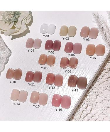 Rolita Gel Polish 2024 New 16 Colors Nude Gel Polish Rolita Nail Polish Glitter Crystal Gel Nail Polish Jelly-Colored Nail Polish Cat Eye Gel Nail Polish Quick Dry Nail Polish (0.06 Fl Oz Y-15) 0.06 Fl Oz Y-15 - Buy Online on GoSupps.com