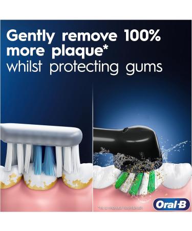 Oral-B Pro 1 Electric Toothbrush for Adults | Christmas Gifts | Pressure Sensor, 3D Cleaning, Floss Action Head | UK Plug | Blue - Buy Online on GoSupps.com