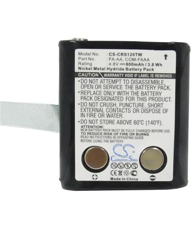 Buy FA-AA COM-FAAA 800mAh Battery for FRS225 FRS117 FRS120 - 4.8V | International Shipping Available - Buy Online on GoSupps.com