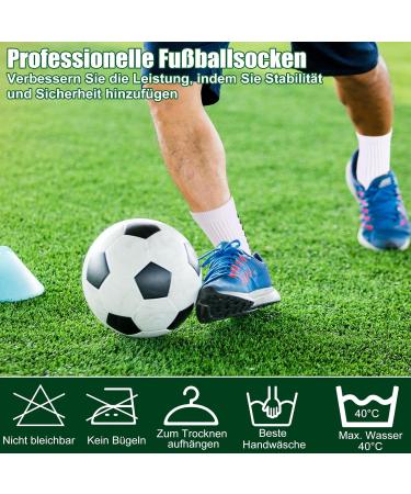 Buy Newofview Football Socks for Men - 4 Pairs Anti-Slip Grip Slipproof Sports Socks for Football Basketball and Running (Sizes 39-46) - Buy Online on GoSupps.com