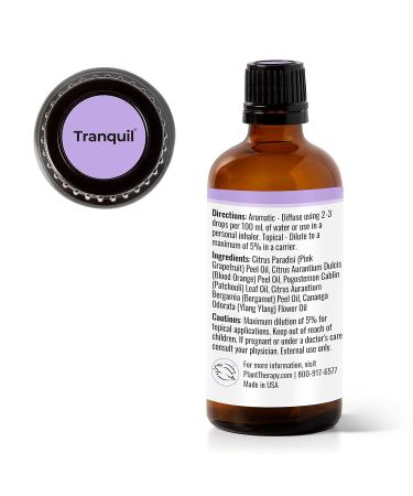 Buy Plant Therapy Tranquil Essential Oil Blend - 100% Pure Peace & Calming Aromatherapy 100 mL | Natural Therapeutic Grade - Buy Online on GoSupps.com
