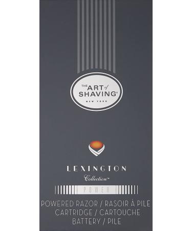 The Art of Shaving Men's Razor - Lexington Collection | Micro-Pulsations for Reduced Friction | Black Satin & Chrome Finish - Buy Online on GoSupps.com