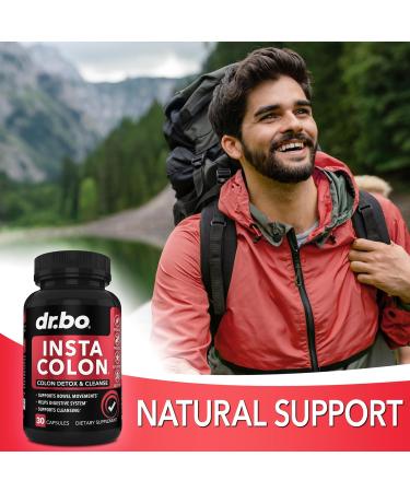 Colon Cleanser Detox Supplement Capsules - 15 Day Colon Cleanse Pills & Probiotic Herbal Cleansing - Daily Natural Bowel Movement Supplements for Intestinal Stomach Bloating Digestive Gut Support - Buy Online on GoSupps.com