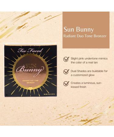 Too Faced Sun Bunny Radiant Duo Bronzer - California Glow | Buy Online - Buy Online on GoSupps.com