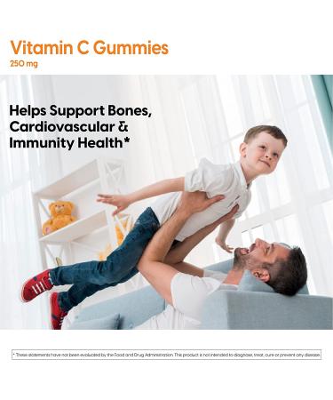 Doctor's Best Vitamin C Gummies - 250 mg Orange Bliss, 120 Count for Immune Support - Buy Online on GoSupps.com