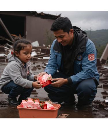 Emergency Food Supply - Strawberry Survival Ration - 20 Years Shelf Life - 1 Day Strawberry 1-Day - Buy Online on GoSupps.com