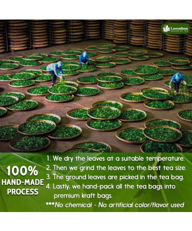 Lavendium Premium 30 Senna Leaf Tea Bags 100% Natural & Pure from Senna Leaves. Loose Leaf Senna Herbal Tea Made with Natural Material Tea Bags. No Sugar No Caffeine No Gluten Vegan. - Buy Online on GoSupps.com