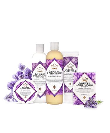 Nubian Heritage Lavender Wildflowers Hand Soap 12.3 oz | Cruelty-Free Moisturizing for Dry Hands - Buy Online on GoSupps.com