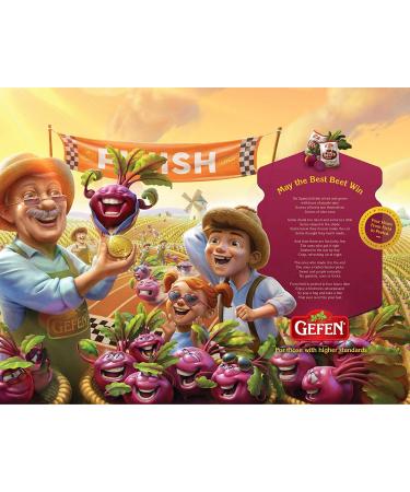 Gefen "Red Beets" Whole  Peeled  Cooked  Ready to Eat  Vacuum Packed (3 x 17.6oz Bags) - Buy Online on GoSupps.com