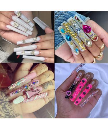 gootrades 3XL Tapered Square Nail Tips 360pcs - Clear Extra Long Straight Acrylic Nails - Manicure Salon Home DIY - 12 Sizes - Buy Online on GoSupps.com