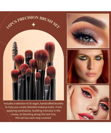 Jessup 16-Piece Makeup Brush Set - Best Eye Shadow & Cosmetic Brushes | Synthetic Hair - International Shipping - Buy Online on GoSupps.com
