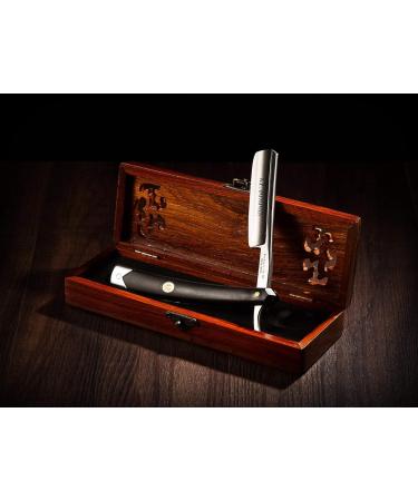 AP Donovan Razor Gift Set - 7/8 Razor Blade Strop Shaving Brush & Black Soap - International Shipping - Buy Online on GoSupps.com