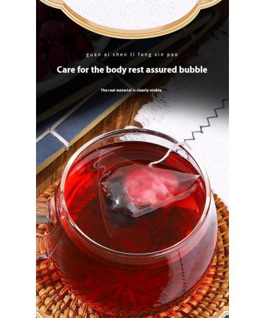 Slimming Tea Bags Mulberry Rose Triple Combination of Dried Flowers Summer Sweet and Sour Fruit Tea Beauty and Nourishing Moisturizing and Degreasing Throat 20 Bags - Buy Online on GoSupps.com