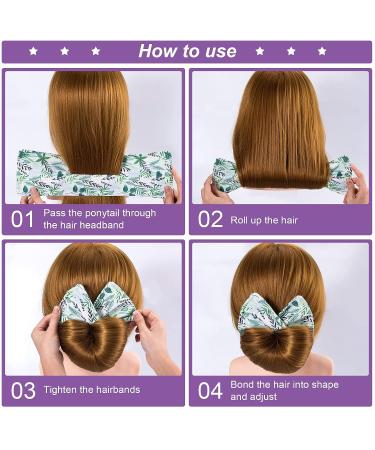 PAGOW 8pcs Hair Bun Maker Set - Flexible Donut Bun Twister Clips for French Hairstyles - Hair Accessories for Women, Girls, Kids - Buy Online on GoSupps.com