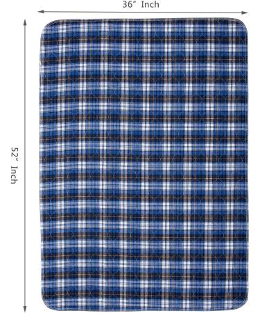 Non-Slip Bed Pads for Incontinence Washable (36" x 52"|2 Pack) Waterproof Bed Pads Adult Washable Incontinence Bed Pads for Adults Dog Kids 35x52 Inch(Pack of 2) - Buy Online on GoSupps.com
