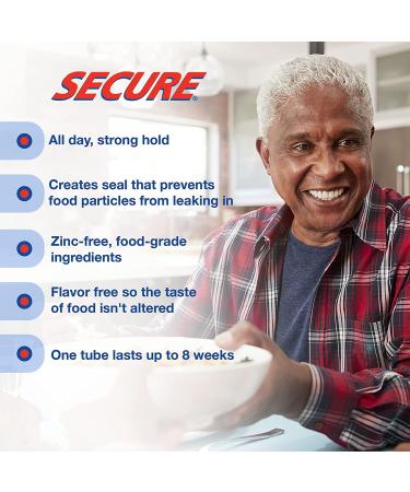 Zinc-Free Waterproof Denture Adhesive - Extra Strong Hold - 1.4 oz (Pack of 2) - Buy Online on GoSupps.com