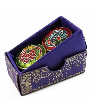 Natural Nag Champa Solid Perfume in Mini Brass Jar 4gm (Pack of 2) - Buy Online on GoSupps.com