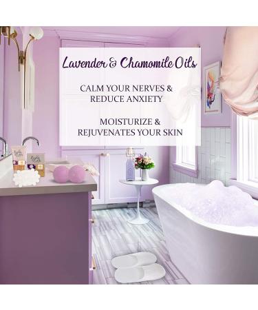 Luxury Mother's Day Gift Basket - Lavender Pampering Spa Set for Relaxation & Self-Care | All-Inclusive Meditation Gifts for Her - Buy Online on GoSupps.com