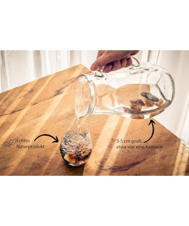 Premium Water Stones Mixture | 10 Natural Gemstones for Healthy Water | Cotton Bag Included | Source of Life Plus - Buy Online on GoSupps.com