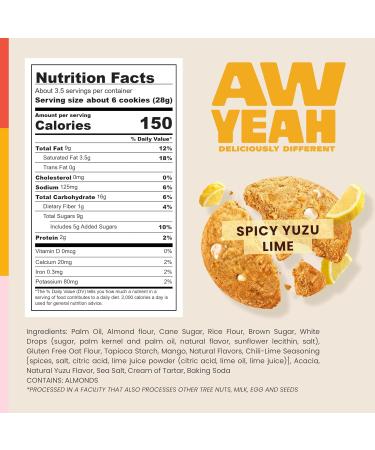 AwYeah Variety Pack Strawberry Sizzle Spicy Yuzu Lime & Midnight Raspberry Mini Cookies 3.5oz (3 Pack) Gluten-Free Vegan All-Natural Non-GMO Plant-Based Gourmet Treats for Snacking! - Buy Online on GoSupps.com