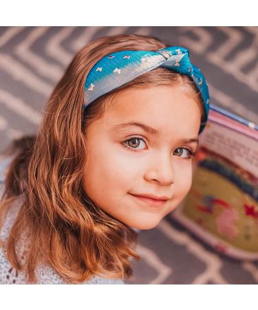 FROG SAC Butterfly Headband for Girls - Purple Blue Studded Knotted Headband for Kids - Mermaid Hair Accessories - Buy Online on GoSupps.com
