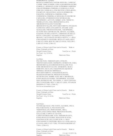 Lip Smacker Hello Kitty Nail Polish & Flavored Lip Balm Makeup Tote - Moisturizing Balms Colorful Nail Polishes Sanrio Accessory Ring Stylish Tote Bag Perfect Glam Gift for Hello Kitty Lovers 1 Count(Pack of 7) Hello Ki  - Buy Online on GoSupps.com