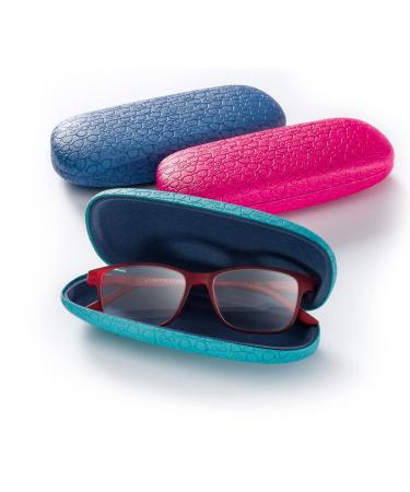 FEFI Embossed Pink Hardcase Glasses Case - Stylish Protection for Your Eyewear | International Shipping Available - Buy Online on GoSupps.com